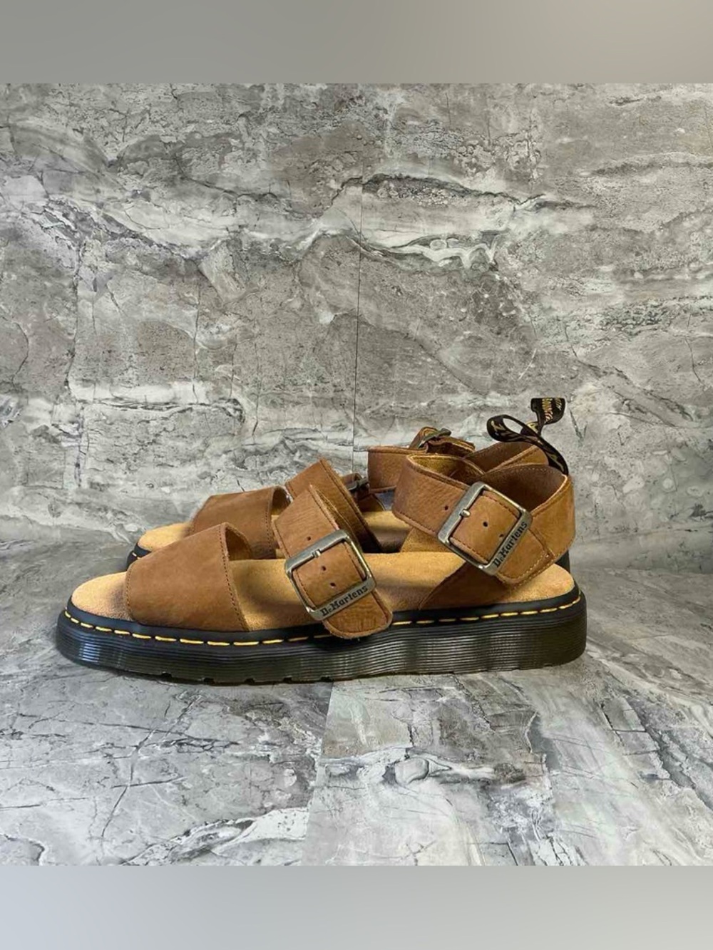 Dr.Martens GRYPHON TUMBLED NUBUCK SANDALS - Picture 12 of 13